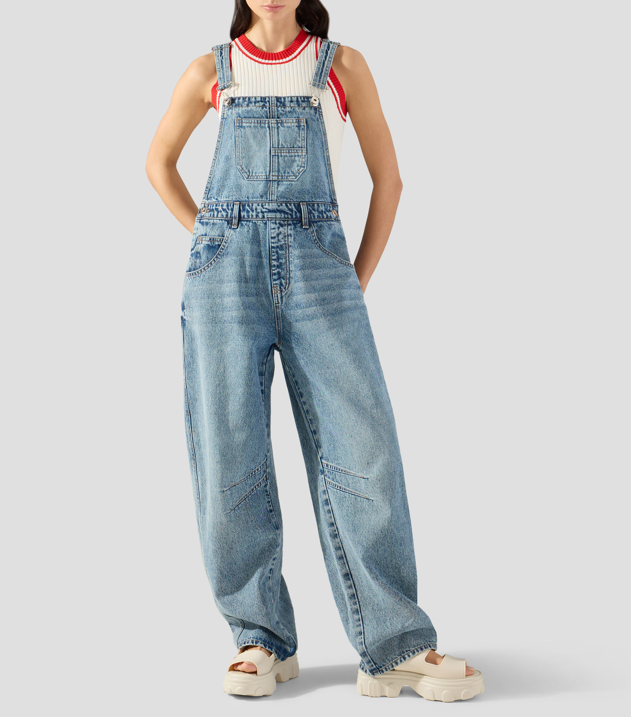 Jumpsuit de corte regular Mujer